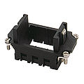Female frame from the series MO B10 for three contact carriers