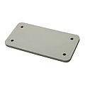 Cover plate for panel housings B10 in green