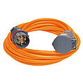 CEE NEO-Leitung mit Stecker und Kupplung 16A 5P 400V 6h IP54, 25m lang und Typ H07BQ-F 5G2,5