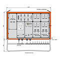 Anschlussschrank 173kVA mit Wandlermessung und 9 NH-Abgänge