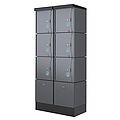 E-Bike Ladestation CUBE mit 6 Ladefächern und RFID-Schließung