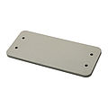 Cover plate A16 for panel housing in pebble grey