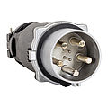 CEE High Current Plug 250A 5P 6h IP67 C-Line with screw terminal and one top entry