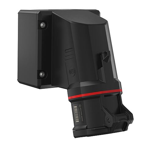 CEE NEO Wandsteckdose 32A 5P 6h IP54 mit Push-In Klemmstein und drehbarem Boden