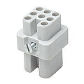 Crimp contact carrier from the series D8 for sleeve contacts