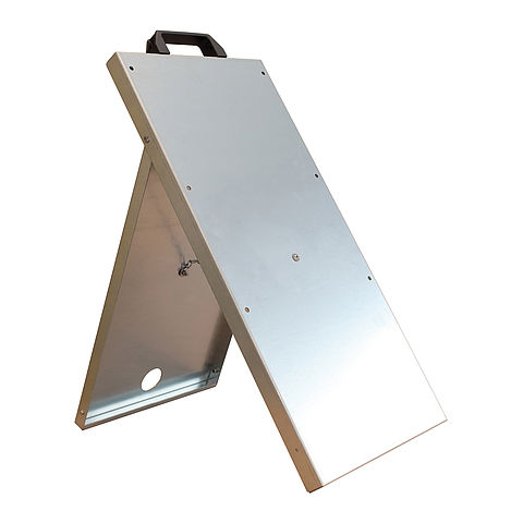 Portable folding frame for socket combinations for 682-series enclosures