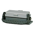 Panel housing B24, BB46, D64, DD108 and MOB24 from aluminium, height 28mm with spring cover and single locking system