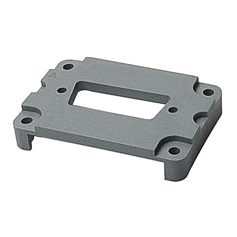 Adapter plate B6 for contact inserts with Sub-Miniature single 15pol.