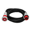 CEE extension cable with plug and coupler 63A 5P 400V 6h IP67, length 5m, type H07RN-F 5G16