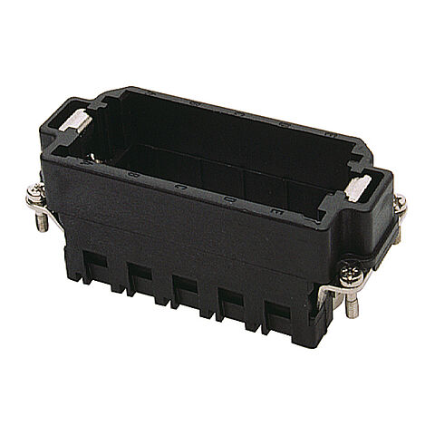 Male frame from the series MO B16 for five contact carriers