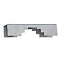 Mounted on a post made from stainless steel for the enclosure with width 290mm (series 681-689)