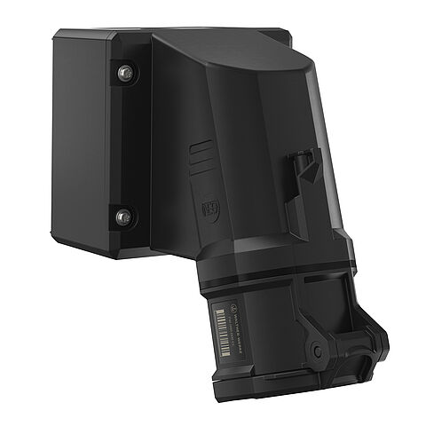 CEE NEO Wandsteckdose 32A 5P 7h IP54 mit Push-In Klemmstein und drehbarem Boden