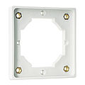 Adapter flange for panel sockets one-piece