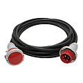 CEE extension cable with plug and coupler 16A 5P 400V 6h IP67, length 10m, type H07RN-F 5G2.5