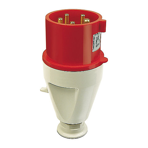 Plug 32A 4P 4h with cable gland
