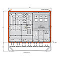 Anschlussschrank 436kVA mit Wandlermessung  und 5 NH-Abgängen