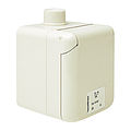 MONDO Wall isolated ground receptacle 16A 3P built-in with plaster-compensating flange in pearl white