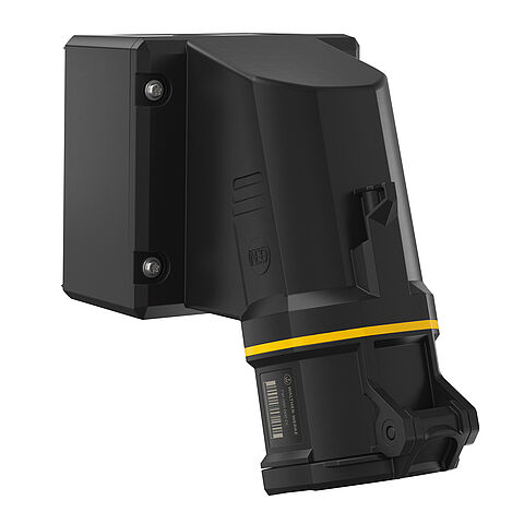 CEE NEO Wandsteckdose 32A 5P 4h IP54 mit Push-In Klemmstein und drehbarem Boden