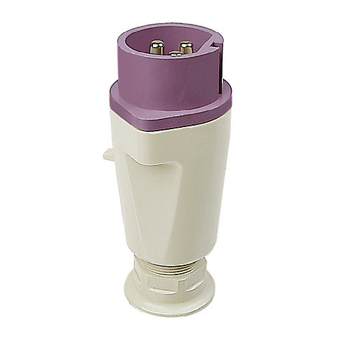 NORVO plug 16A 3P 4h for low voltage with large cable gland, PG 21