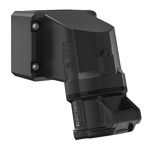 CEE NEO Wandsteckdose 16A 4P 7h IP54 mit Käfigzugfeder-Technik und drehbarem Boden