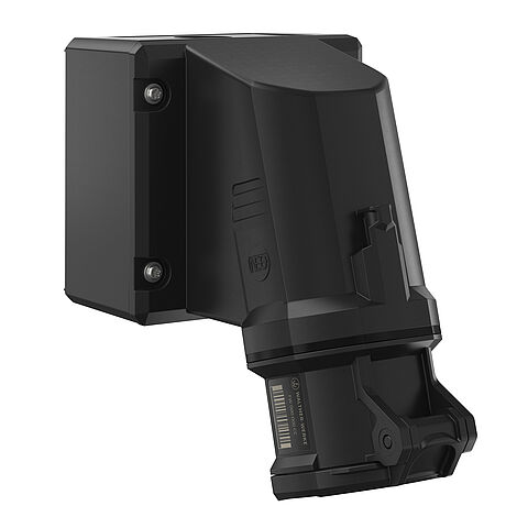 CEE NEO Wandsteckdose 32A 3P 7h IP54 mit Käfigzugfeder-Technik und drehbarem Boden