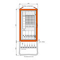 Gruppenverteilerschrank 173kVA mit 6 NH-Abgänge auf Prismenklemmen