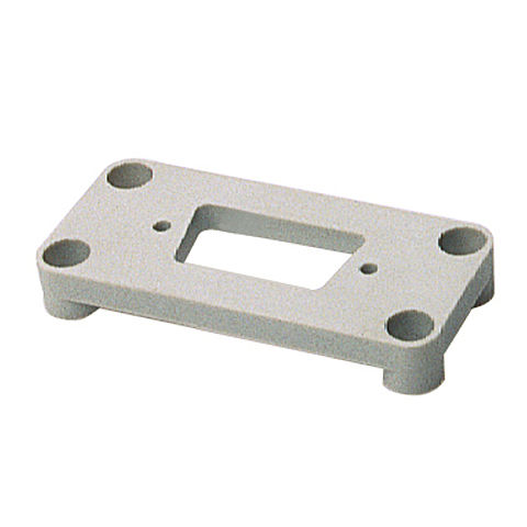 Adapter plate A10 for contact inserts with Sub-Miniature single 15pol.
