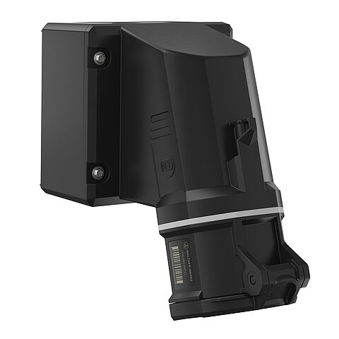 CEE NEO Wandsteckdose 32A 5P 1h IP54 mit Käfigzugfeder-Technik und drehbarem Boden