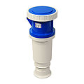 Waterproof coupler 125A 4P 9h with cable gland