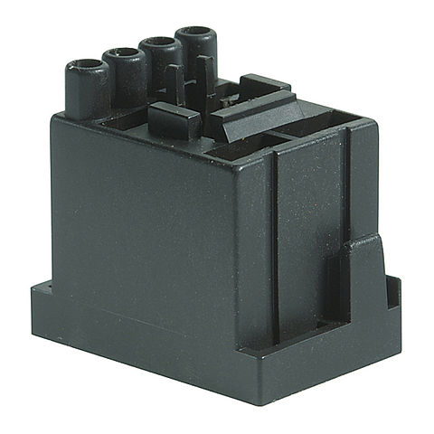 Male module from the series MO RJ45 for crimp and LWL contacts
