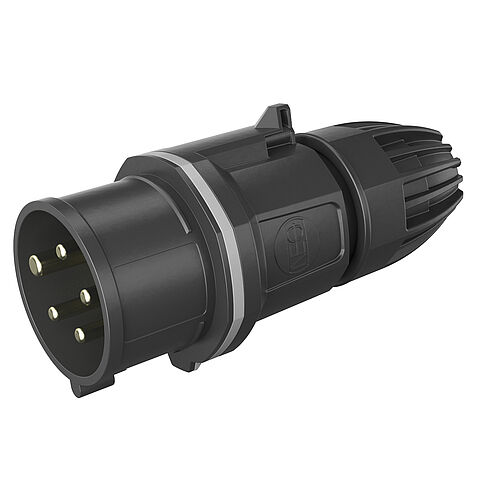 CEE NEO Plug 16A 5P 10h IP54 Classic with screw terminal and external cable gland with strain relief