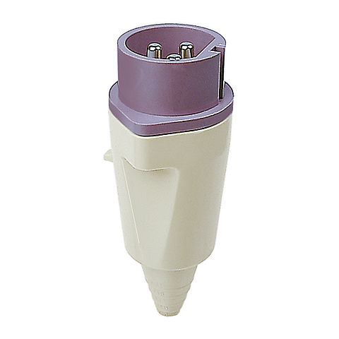NORVO plug 32A 3P 4h for low voltage with screw terminal and grommet