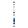 Wechselmodul 100mm breit mit einem RCD, 4 LS, 4 WS-Zählern und 4 Schukos