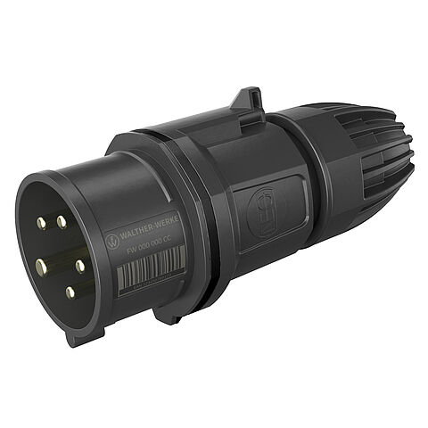 CEE NEO Plug 16A 5P 8h IP54 Classic with screw terminal and external cable gland with strain relief