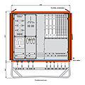 Anschlussschrank 277kVA mit Wandlermessung und 10 NH-Abgängen