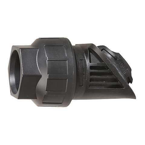 Cable gland M25 with bayonet locking, black