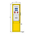 Industrie- und Marktplatzverteiler mit einem RCD TypA, 8 LS, 2 CEE-Abgängen 16-32A und 6 Schukos