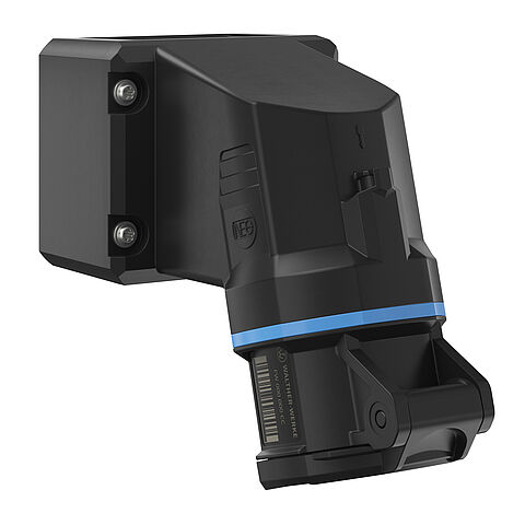 CEE NEO Wandsteckdose 16A 4P 9h IP54 mit Push-In Klemmstein und drehbarem Boden