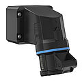 CEE NEO Wandsteckdose 16A 4P 9h IP54 mit Push-In Klemmstein und drehbarem Boden